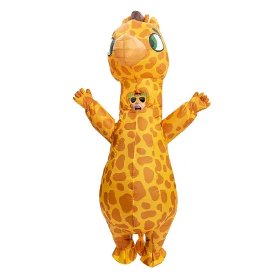 Blow up Giraffe Costumes Full Body Inflatable Suit for Holidays Festivals Events Parties