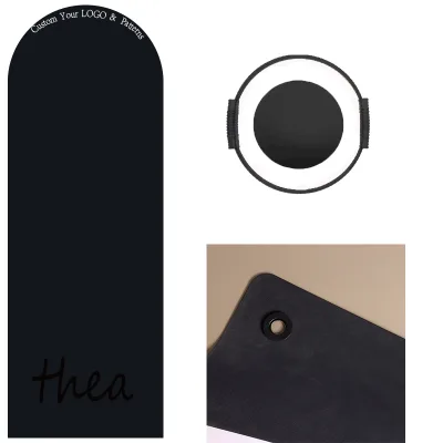 Wavy Surface PU Bulk Yoga Mat, Anti Slip Natural Rubber Bottom, OEM ODM Custom Pattern Yoga Mat for Gym & Yoga Club Bulk Order
