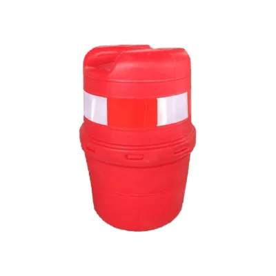 Factory Direct Sale Orange Road Plastic Barriers Road Construction Barrels Long-Term Outdoor Road Safety Application