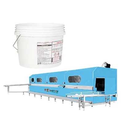 Auto Single Color Big Bucket Silk Screen Printing Machine