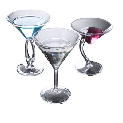 Hand Blown Goblet Glass Champagne Flute Cocktail Glass Wine Glass for Wedding Party Reusable