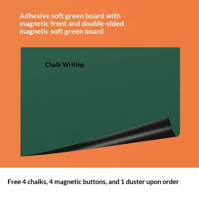 Self-Adhesive Flexible Magnetic Dry Erase Sheet Small Magnetic Board for Office Cubicle