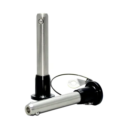 MT171 Safety Quick Release Pins Button Handle Ball Lock Stainless Steel 4-25mm Head Diameter Bright Finish All Stock