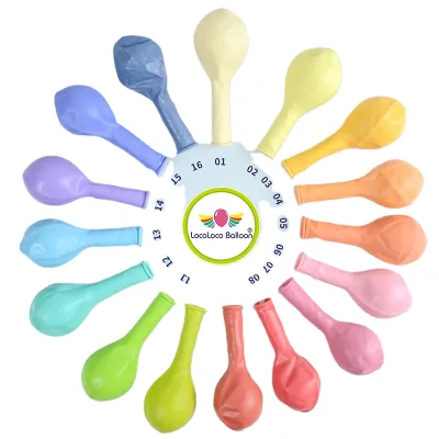 Mixed Color Latex Balloons 500pcs 1000pcs Mix Color Size Rear Bumper Carton Soft Bag Balon Different Weight Low Price 2023 Ball