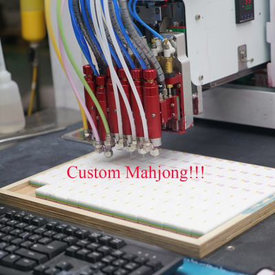 Mahjong FACTORY OEM&ODM Mahjongg Tiles Customized Hand Painting UV Printing Pattern American Mahjong