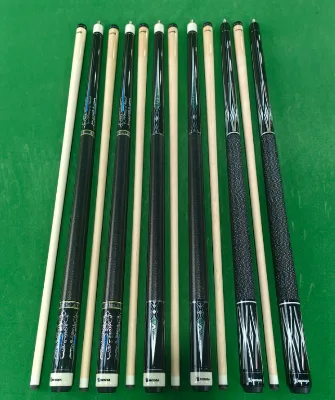 58-Inch 13MM Tips High Quality Maple Wood Carom Cue Stainless Steel Joint 2-Piece Design 19-21oz Weight Options
