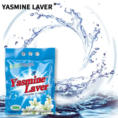 OEM Bag Washing Laundry Powder 500g Detergent Washing Powder Free Sample Customized Brand Washing Powder