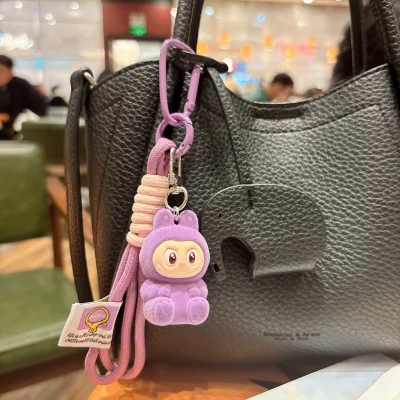 Factory Wholesale Creative Cute Labubu Keychain Doll Pendant Car Keychain For Women And Girls Gifts
