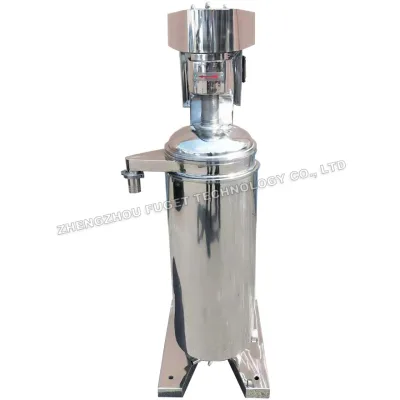 Gq High Speed Coconut Olive Oil Water Centrifuge Filter Separation Filter Tubular Type Vertical Separator
