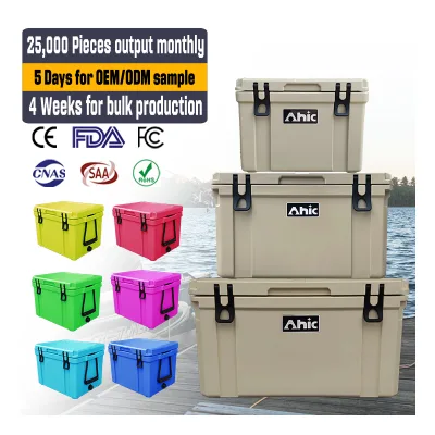 5 Days Ice Retention Portable Ice Cooler Ice Chest Suitable  for BBQ Camping Pincnic and Other Outdoor Activities