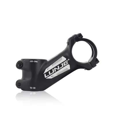 LUNJE  +/-10 °/17 °/25°/35 Degrees Mtb Pipe Diameter Road Bike Faucet Handle 60/70/ 80/ 90/100/110mm in Length Bicycle Stem