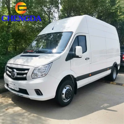 New Foton Toano Diesel Cargo Van Box Van 4x2 Closed Box Delivery Van for Urban Goods Transportation