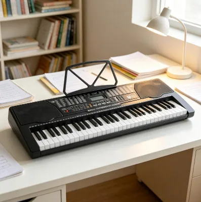 YD-825 61-Key Lighting Piano Keyboard Electronic Musical Instrument Light-Up Teaching Function Factory Direct Hot-Selling Model