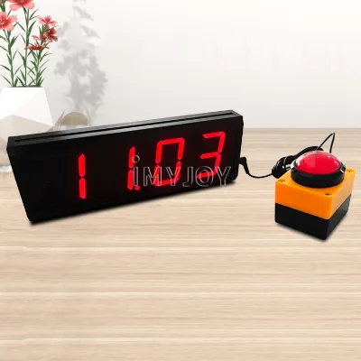 Custom Electric Push Button 10 Seconds Interactive Challenge Led Digital Timer for Games