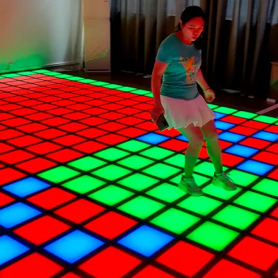 Smart LED Game Floor - Touch-Activated Light Tiles for Kids and Families