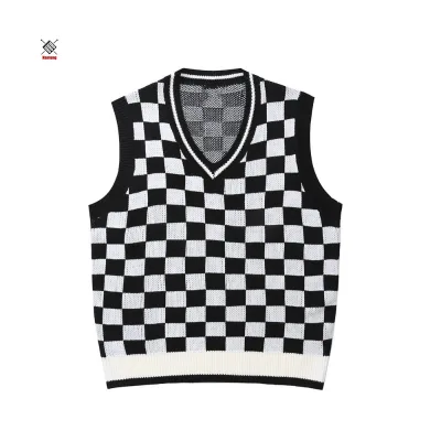 Hot Sale Custom Logo New Design Sleeveless Vest Knitting Cheap Sweater Men