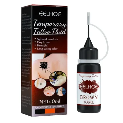 Universal Tattoo Fluid for Adults 10ml Liquid Tattoo Pigment Semi-permanent Tattoo Ink