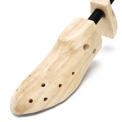 Upgrade Wood Pine Expansion Type Men Shoe Stretcher Big Shoe Tree Adjust Shoe Strectcher