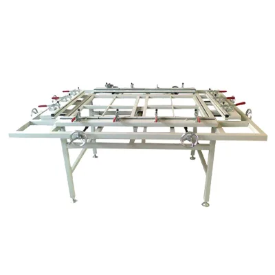 New Heavy Duty Industrial Semi-Automatic Screen Stretching Machine for Large Format Screen Printing Panel Aluminum Frame