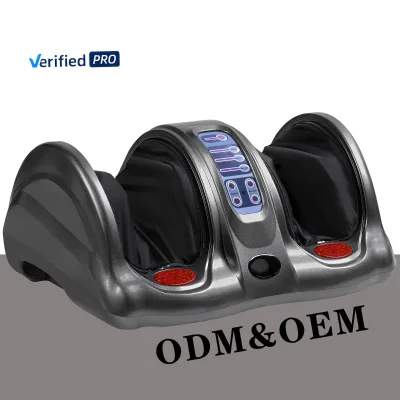 Multi-Function Electric Foot Relaxer Remote Control Roller Vibration Feet Blood Flow Enhancer Foot Massager Neuropathy