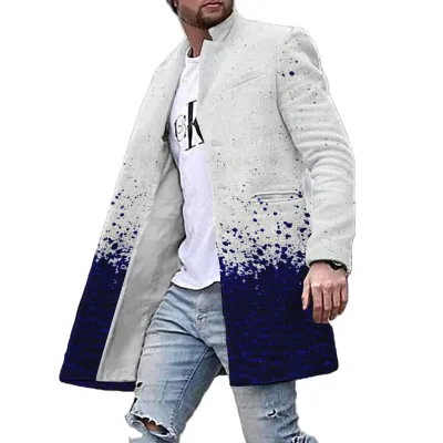 Hot Sale Luxury Men's Trench Coats Warm Winter Overcoat with Excellent Insulation
