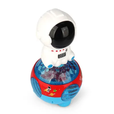 ITTL Electrical Space Robot Balance Ball Toy with Music and Light for Kids