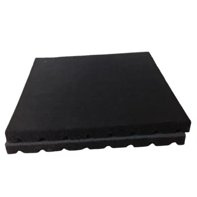 Vobell Rubber Gym Floor Mats Garage Floor Tile 1x1x15mm