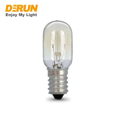 T20 T22 T25 E14 220V-240V 10W 15W 25W Incandescent Bulbs Motorcycle Lamps Machine Light Tubular Bulb Fridge Oven Use