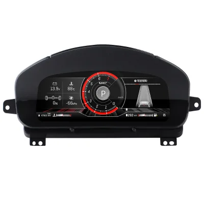 New 12.3 Inch LCD Car Digital Dashboard with Built-in GPS Navigation 1080P HD for 2006-2013 for Escalade Instrument Cluster