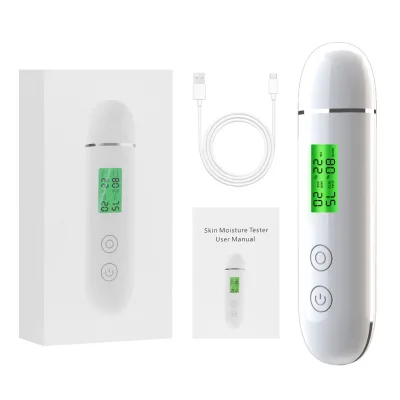Portable Mini Facial Skin Analyzer Machine LCD Display Home Use Skin Care Tester Detector ABS Material