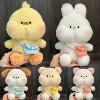 CE 8-inch Super Soft Plush Dolls Cartoon Animal Vegetable Fruit Plushies Cute Bear Bunny Duck Doll Toys Mascot for Claw Machine