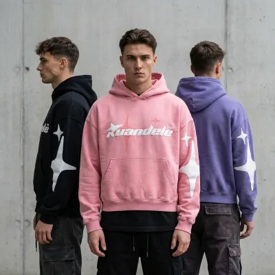 Custom Puff Printing Unisex Pink Cropped Hoodies Wholesale Blank Plain Fleece Short Length Pullover Hoodie for Clothing Brands