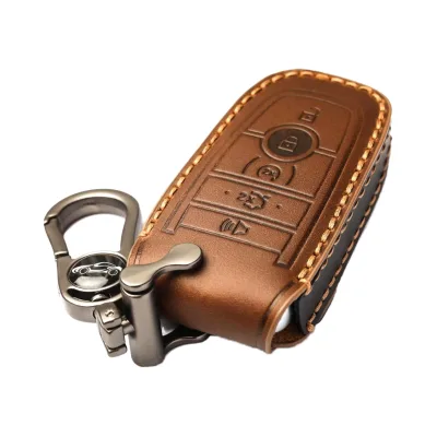 GULI Smart Remote Leather Car Key Cover Soft Full Protection Case for Buick Excelle