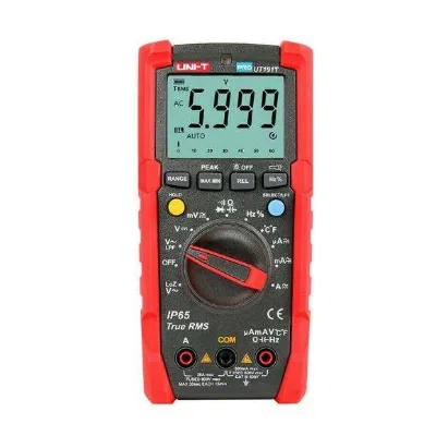 Original UT191T Handheld True RMS Multimeter Is Suitable for Use in Humid and Dusty Environments.