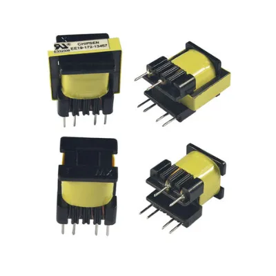 Ee19 ferrite core transformer 220 to 110 step down transformer high frequency transformers for power supply and led lightings