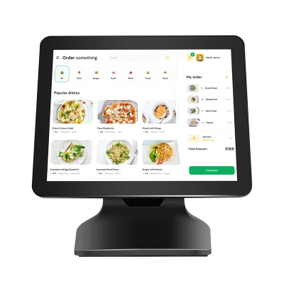 15.6inch Cost-Effective POS Terminal Cash Register SSD Hard Drive LCD Display IPS Panel US Plug for Retail Stores New