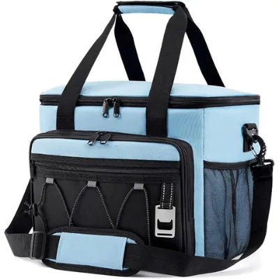 Portable Cooler Bag Multifunctional Foldable Storage Picnic Bag Going Out Single Shoulder Insulation Bag