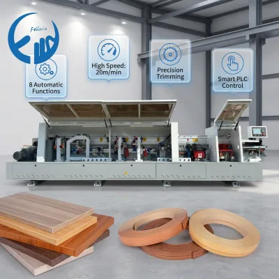 Automatic Edge Banding Machine Chain Pad Woodworking Edging Machine for Photo Album Trip High Precision Panel Sealing