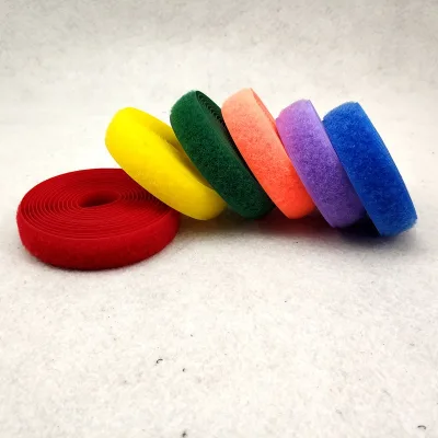 25mm Wide Roll of Hook and Loop Industrial Fastener Soft Fabric Hook and Loop Tape