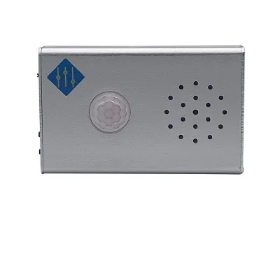 motion detection alarm Infrared human body induction PIR warning device with TF-Card Doorbell welcome JQ308