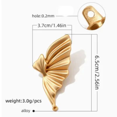 Cross-border New Style Beach Swimwear With Irregular Metal Gold Button Decorations for DIY Clothing Accessories