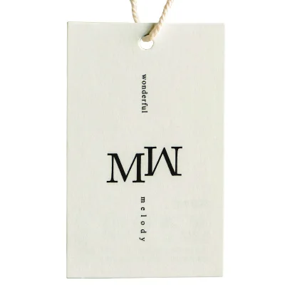 Hot Selling High Quality Clothing Price Tags Labels Custom Your Own logo Printing Luggage Tag Private Label