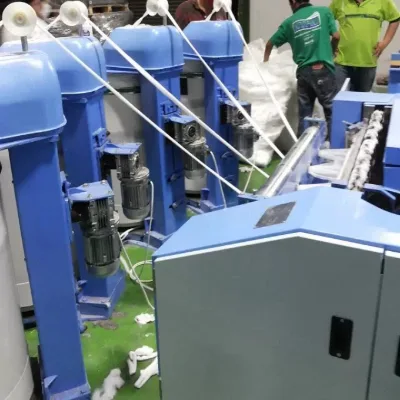 FA186G Small Gram Cotton Strip Multi-strip Carding Machine