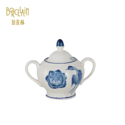 Modern Nordic Style Porcelain Teapot Cup and Saucer Set for Afternoon Tea and Coffee Including Sugar Pot