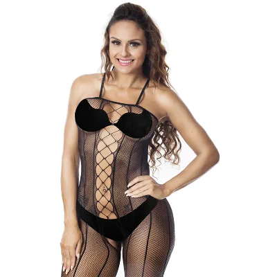 2023 Hot Sale Women's Transparent Seamless Body Stocking Sexy Full Body Compression Stocking Anti-embolism Feature Solid Pattern