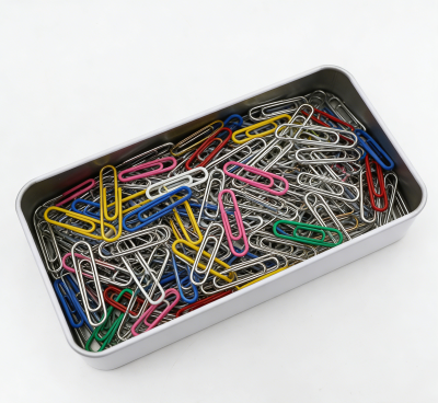 High Quality Colored Paper Clips Metal Paper Clip for Office Use