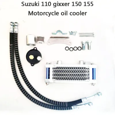 Gixxer 150/155 Motorcycle Oil Cooling Radiator High Performance Body System Oil Cooler Refrigeradorr Radiado