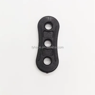 TA2005 3 Holes 4.8mm Dia Rope Stopper for Tent Rope Plastic Clip Fasteners for Tent