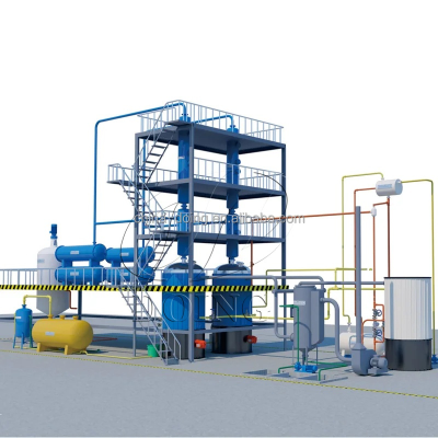 Environmental Semi Protect Continuous Type Crude Petroleum Oil Used Engine Motor Oil Recycle Refinery Oil
