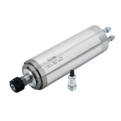 HLTNC High Speed 80mm Diameter ER20 220V 24000RPM 2.2KW Water Cooled Spindle Motor for Metal Wood Milling Machine Router